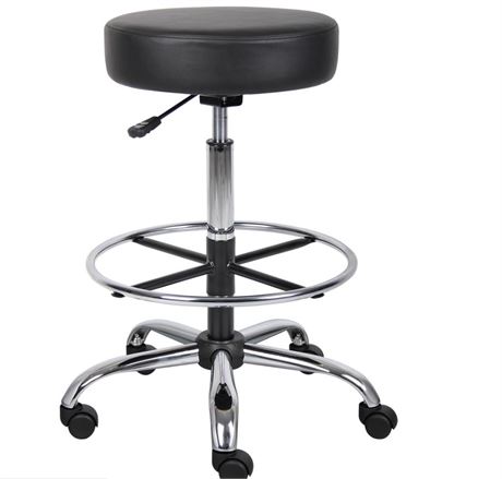 Boss caressoft Medical/Drafting Stool - Black