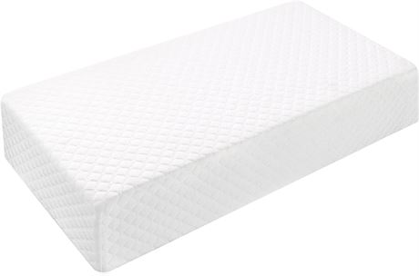 TOPPURE Cube Memory Foam Pillow Pro-Long for Side Sleepers, 24"x12"x4"