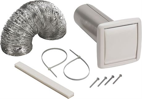 Broan-NuTone Flexible Wall Ducting Kit for Ventilation Fans, 4-Inch