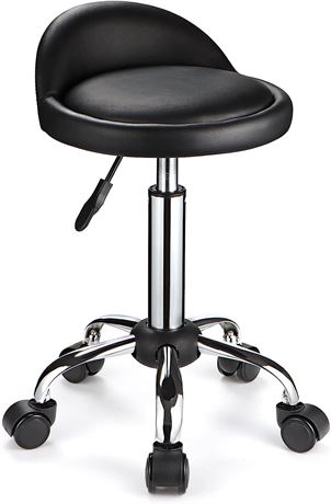 FNZIR Swivel Rolling Stool with Wheels