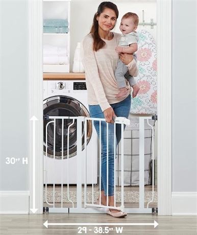 Regalo Easy Step 38.5-Inch Wide Walk Thru Baby Gate