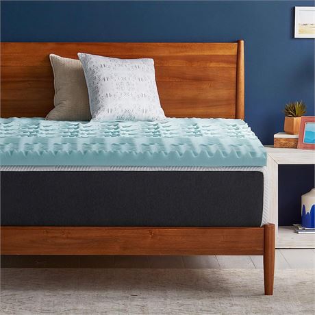 Lucid 3 Inch Mattress Topper Twin - Memory Foam