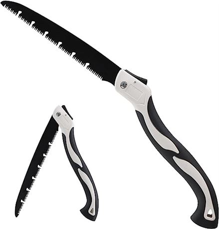 Lilyvane 12-Inch Folding Handsaw, Black/Gray