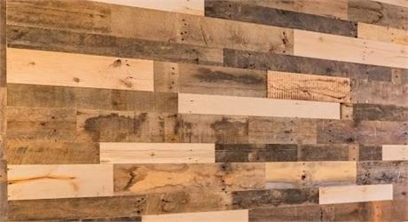 Vintage Harvest Antique Wood Planks, 100% Reclaimed Wood, (10 sq. ft.)