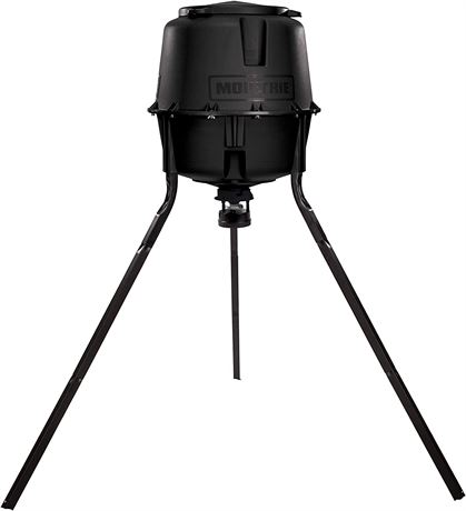 Moultrie 30-Gallon Deer Feeder Standard, All-in-One Quick-Lock Feeder Kit