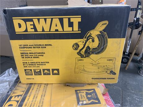 DEWALT Miter Saw: 8 in Max. Cut -NEW SEALED - See Desc.