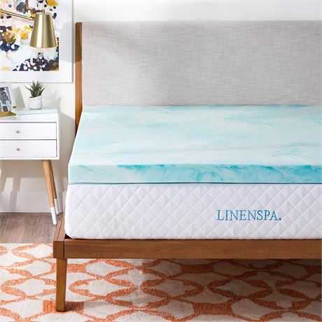 Linenspa 3 Inch Mattress Topper California King