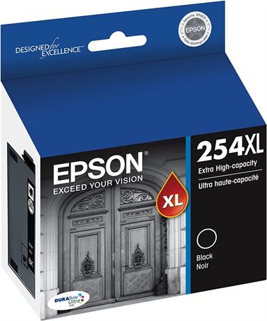 Epson DURABrite Ultra 254XL EInk Cartridge, Black (T254XL120)