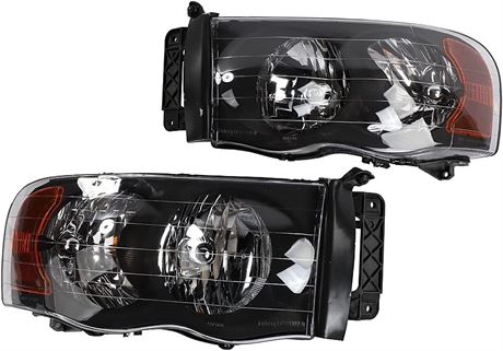 MILLION PARTS 2 PCS Headlights Set Left Driver & Right Passenger Side