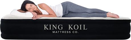 King Koil Luxury Air Mattress with Built-in High Speed Pump, Size Unknown