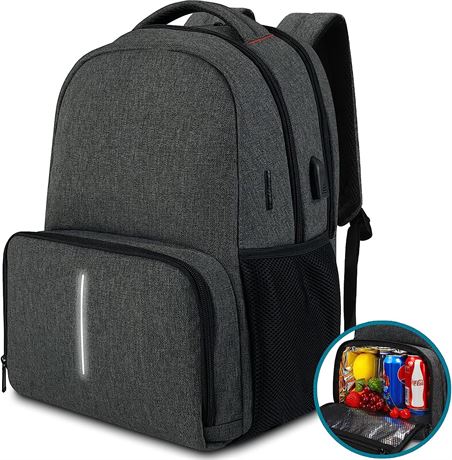 Ocraho Lunch Bag Backpack Insulated Cooler Lunch Box Backpack