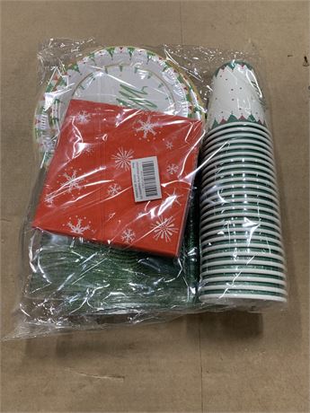 Christmas Party Supplies, Set of 25