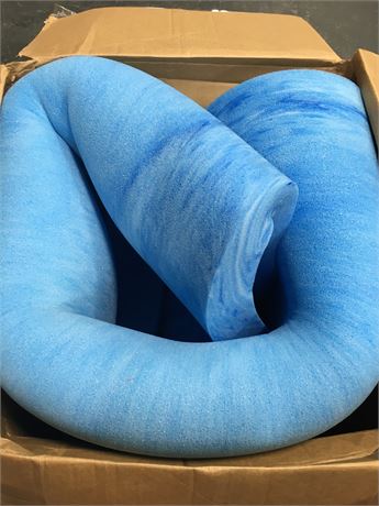 Mattress Foam Topper, Blue, Size Unknown