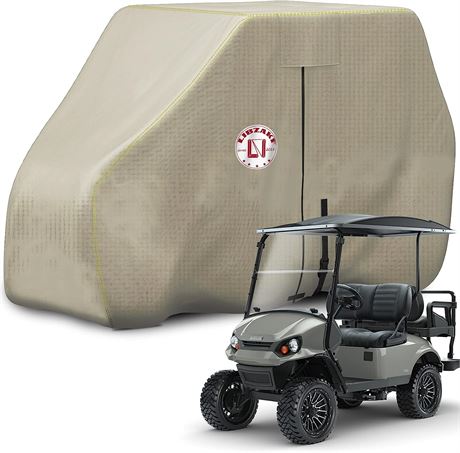 LI LIBZAKI Waterproof Golf Cart Cover, Size 48"x66"