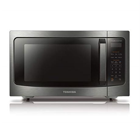 TOSHIBA ML-EM45PIT(BS) Countertop Microwave Oven with Inverter Technology