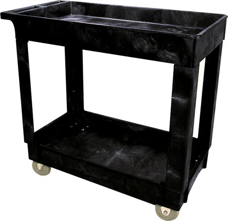 Rubbermaid 9T66 2 Shelf Cart