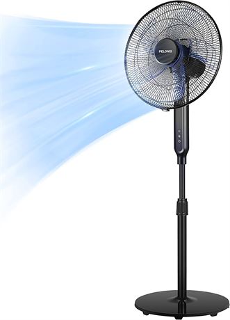 PELONIS 16" Oscillating Pedestal Stand Up Fan