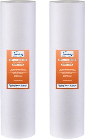 iSpring 5-Micron Sediment Filters, 2-Pack, Model FP25B