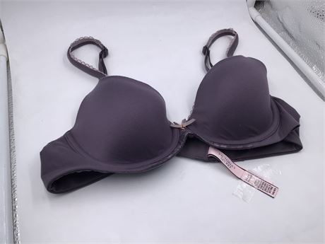 Victoria's Secret Push-Up, 34B, Eggplant Purple/Lace - Wired Bra