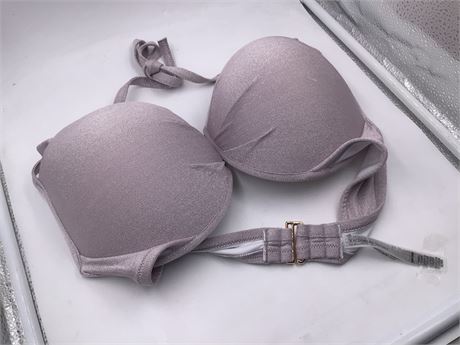 Victoria's Secret Push-Up, 38D, Silver Glitter - Wired Bra