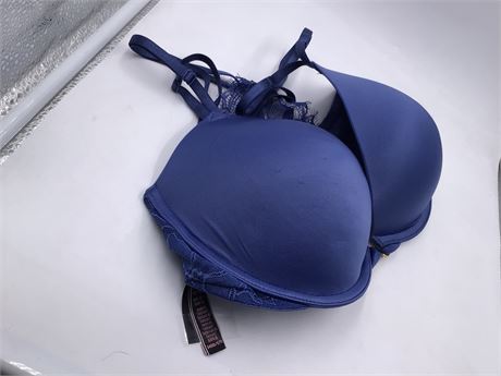 Victoria's Secret Push-Up, 34DD, Sapphire Blue/Lace - Wired Bra