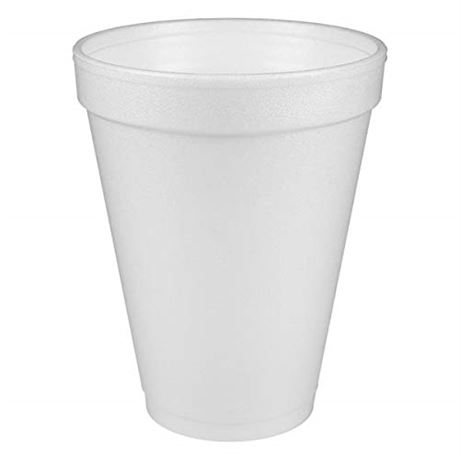 Dart 12 Oz. Foam Supersaver Cup - 1000 Per Case.