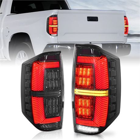 Archaic LED Tail Lights for 2014-2021 Toyota Tundra, Smoked