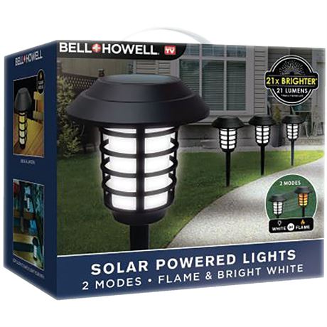 Bell+Howell Solar Pathway Lights (4-Pack)