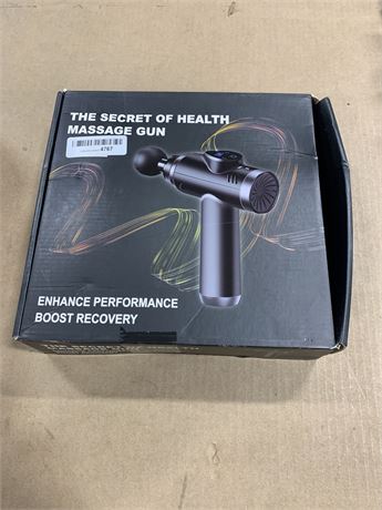 The Secret of Health Massage Gun