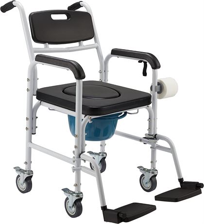 Homguava Bedside Commode Wheelchair