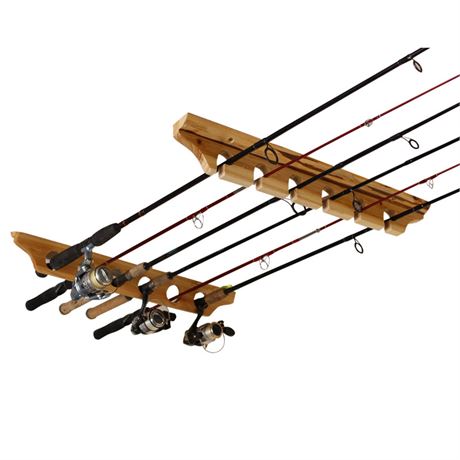 Rush Creek 2-PIECE 6-ROD VERTICAL/HORIZONAL ROD WALL MOUNT