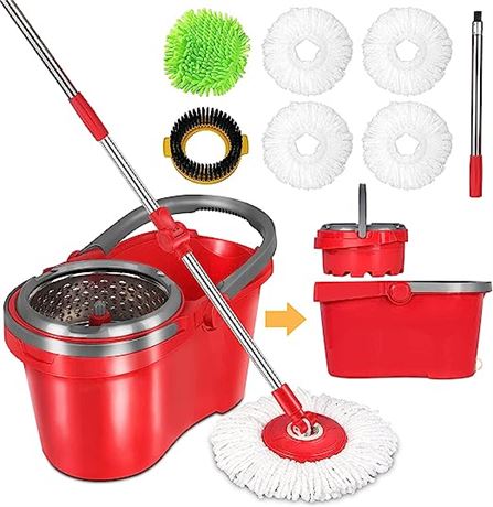 Happinex Spin Mop Replacement Kit (Bucket not included)