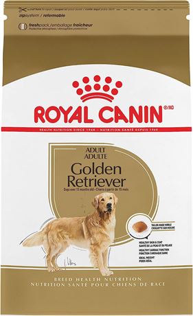 Royal Canin Golden Retriever Adult Dry Dog Food, 30 lb bag