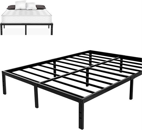 NOAH MEGATRON California King Heavy Duty Bed Frame - Black