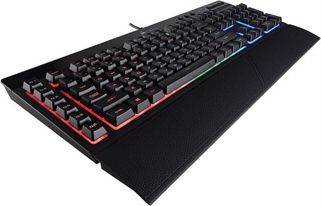 Corsair K55 RGB Gaming Keyboard, IP42 Dust and Water Resistance