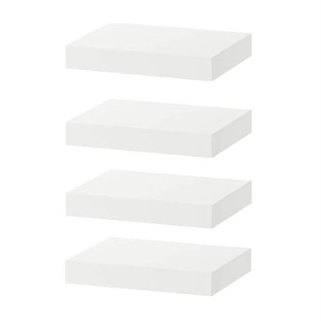 Ikea Floating Wall Lack Shelf (4, White) ONE DAMAGED