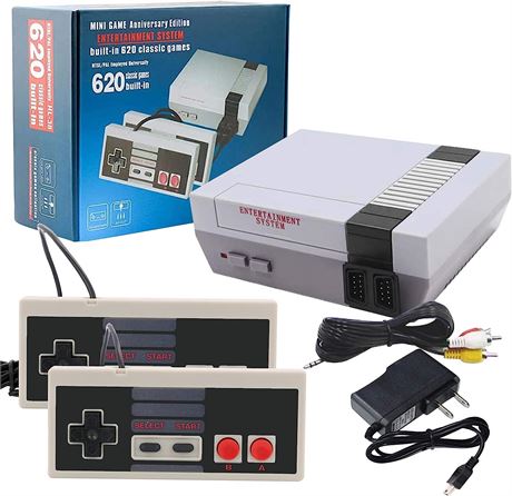 Classic Mini Retro Game Console, Built-in with 620 Classic Retro Games