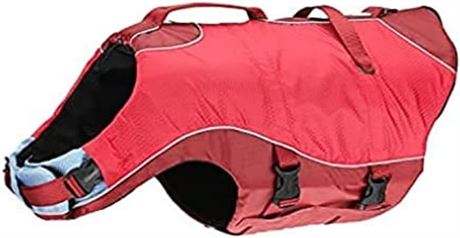 Kurgo Surf n' Turf Dog Life Jacket, Red/Blue, Large