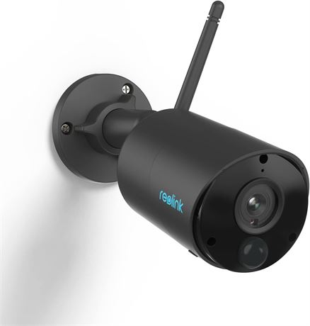 Reolink Argus Eco 2K Security Camera, Black