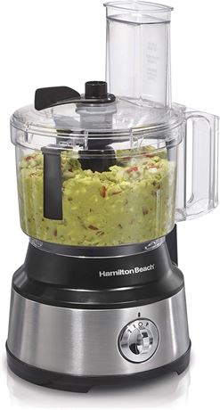 Hamilton Beach Food Processor & Vegetable Chopper for Slicing, Mincing, & Puree