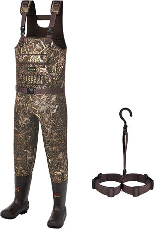 Gonex Neoprene Chest Hunting Waders with 600G/800G Insulated Boots Waterproof