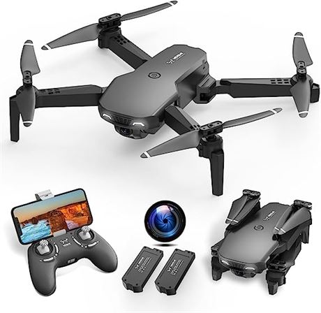 NEHEME NH525 Foldable Drones with 1080P HD Camera for Adults, DAMAGED BLADE