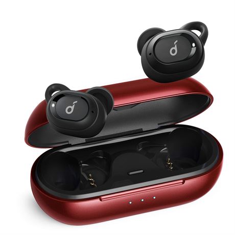 Anker Soundcore Liberty Neo True Wireless Earbuds, Sports (Red)