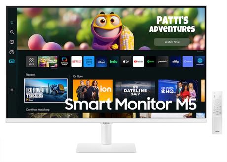 Samsung 32" M5 FHD Smart Monitor - Damaged