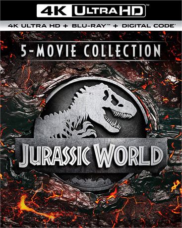 Jurassic World 5-Movie Collection (4K Ultra HD/Blu-ray/Digital)