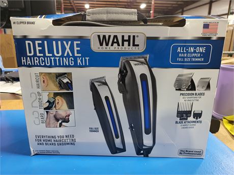 WAHL Deluxe Complete Hair Cutting Kit 29 Piece Clipper Set with Beard Trimmer