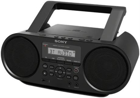 Sony ZSRS60BT CD Boombox with Bluetooth and