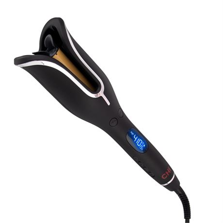 CHI Spin N Curl - Onyx Black - Ideal for Shoulder Length Hair between 6-16"