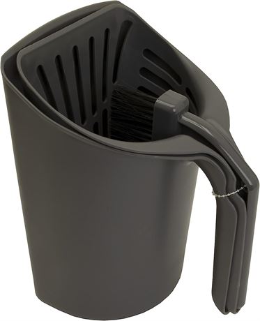 Kitty City Corrugate Cat Litter Scoop - MISSING SCOOP AND BRUSH