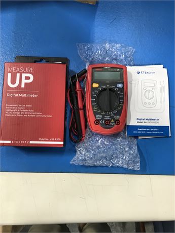 Etekcity Digital Multimeter - MSR-R500 - Red